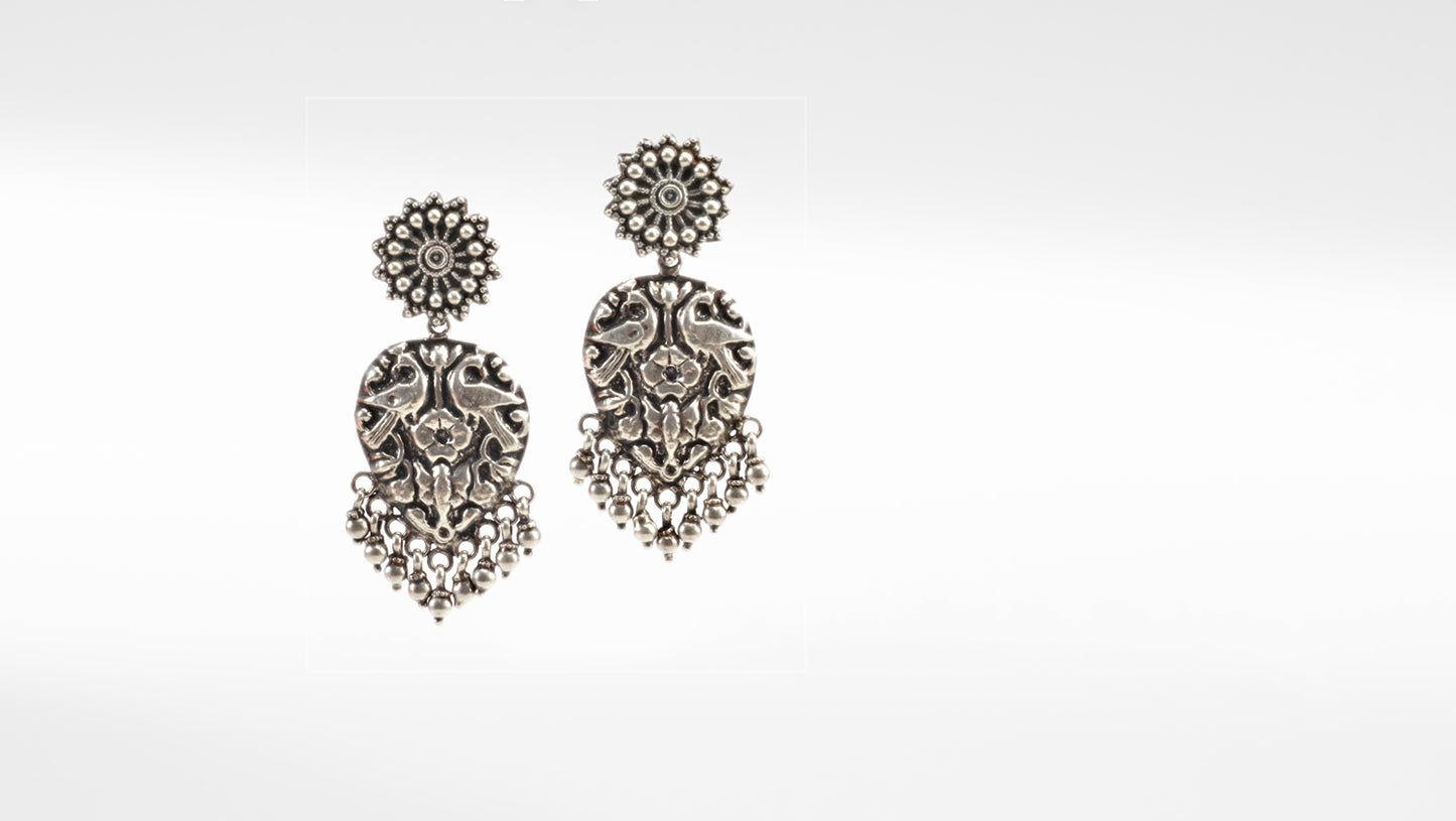 Sangeeta Boochra Silver Earrings