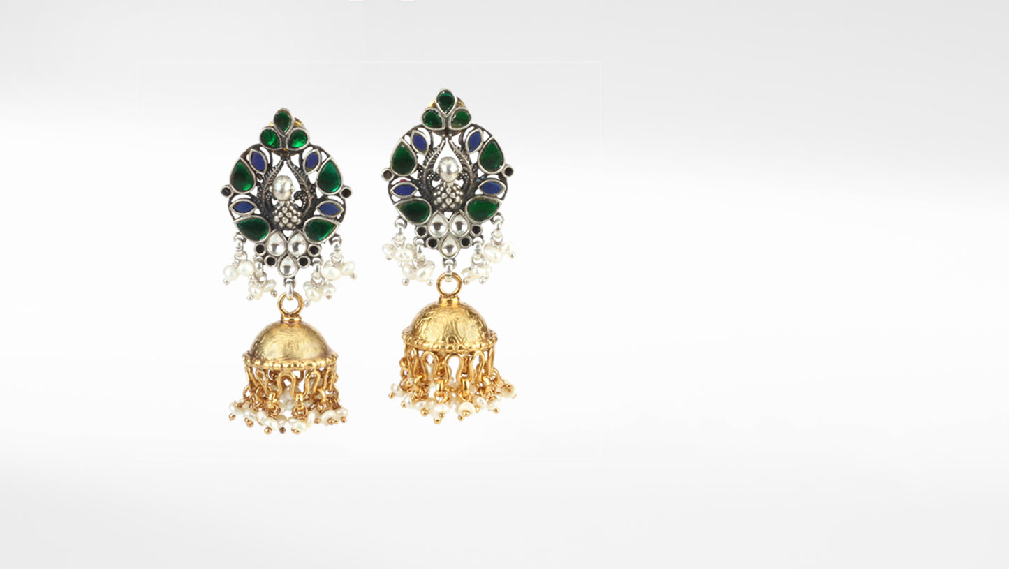 Sangeeta Boochra Silver Earrings