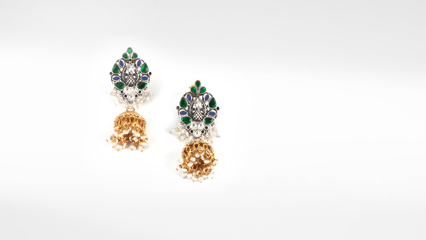 Sangeeta Boochra Silver Earrings