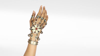 Sangeeta Boochra Silver Hand Harness