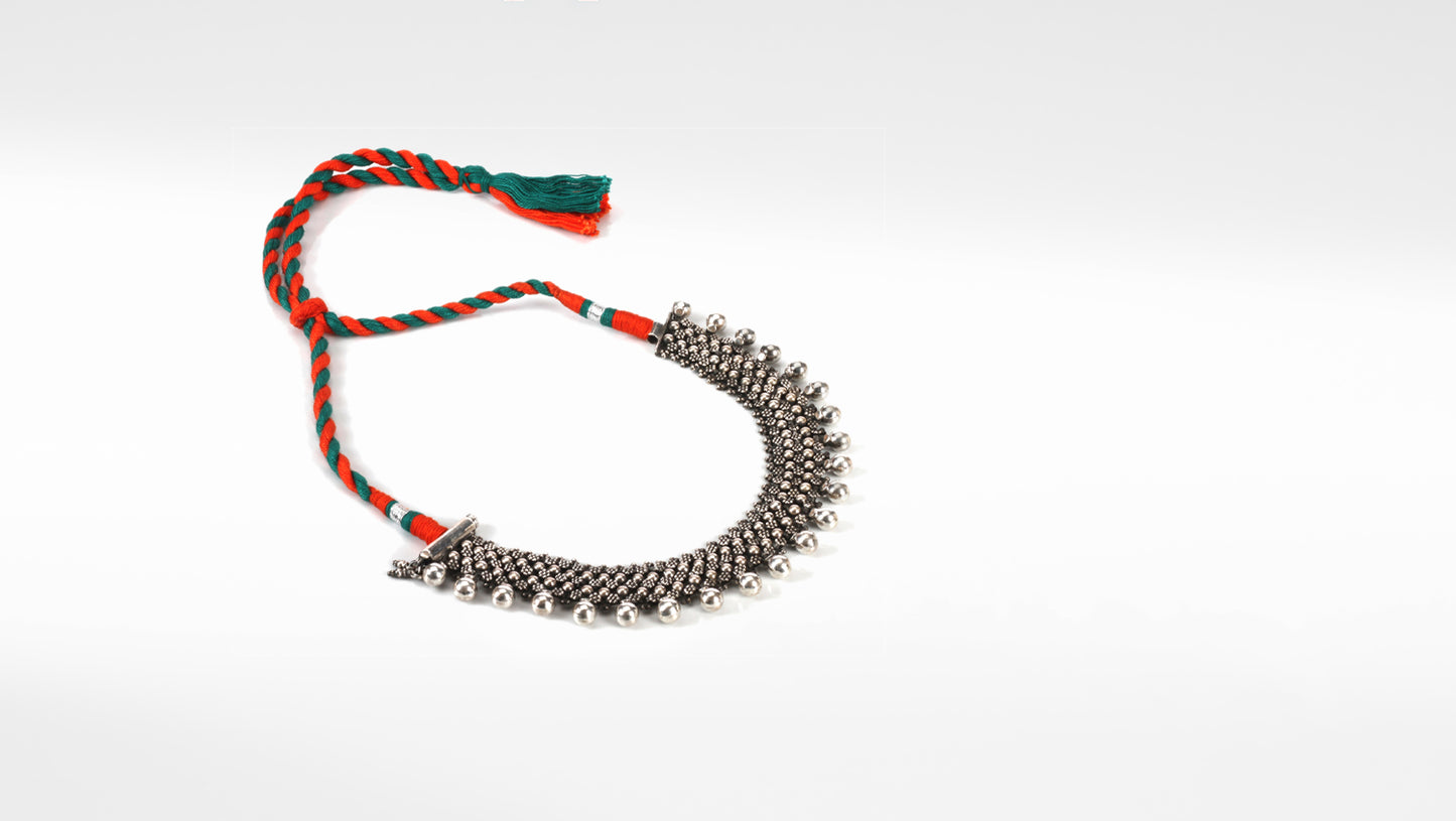 Sangeeta Boochra Silver Necklace