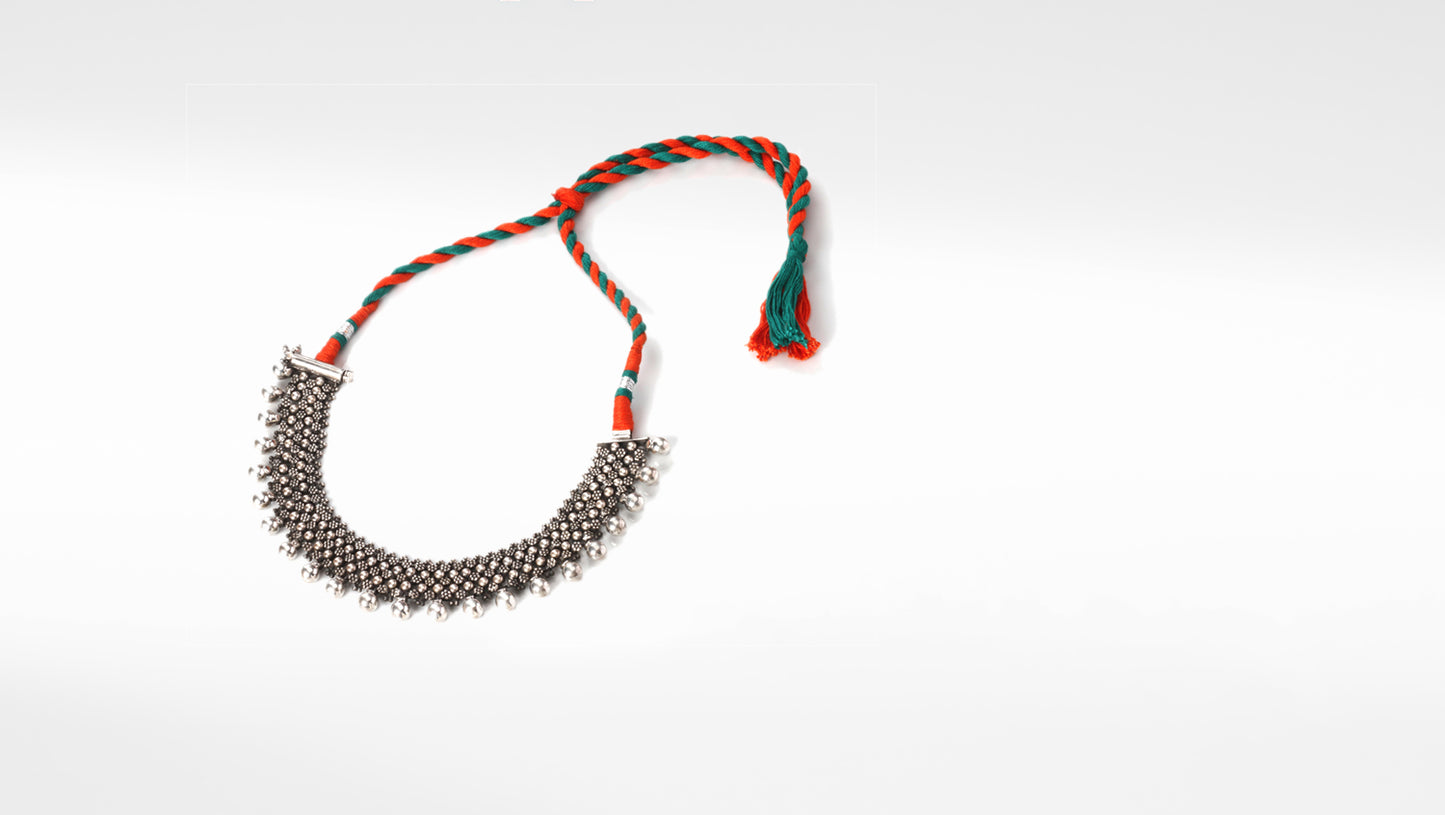 Sangeeta Boochra Silver Necklace