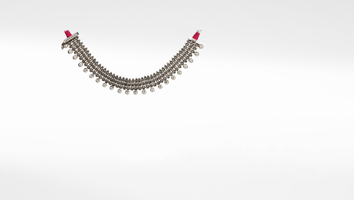 Sangeeta Boochra Silver Necklace