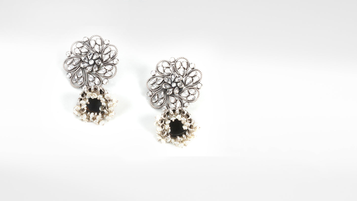 Sangeeta Boochra Silver Earrings