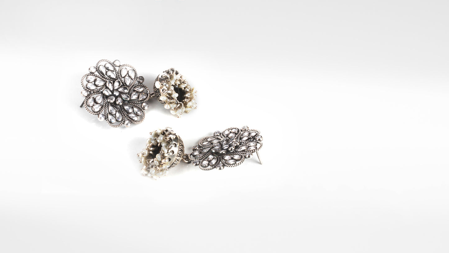 Sangeeta Boochra Silver Earrings