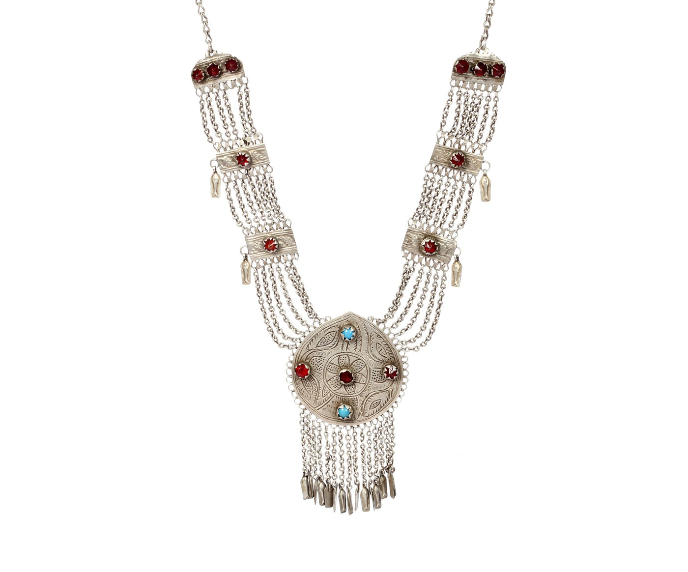 Sangeeta Boochra Silver Necklace-Necklace-Sangeeta Boochra