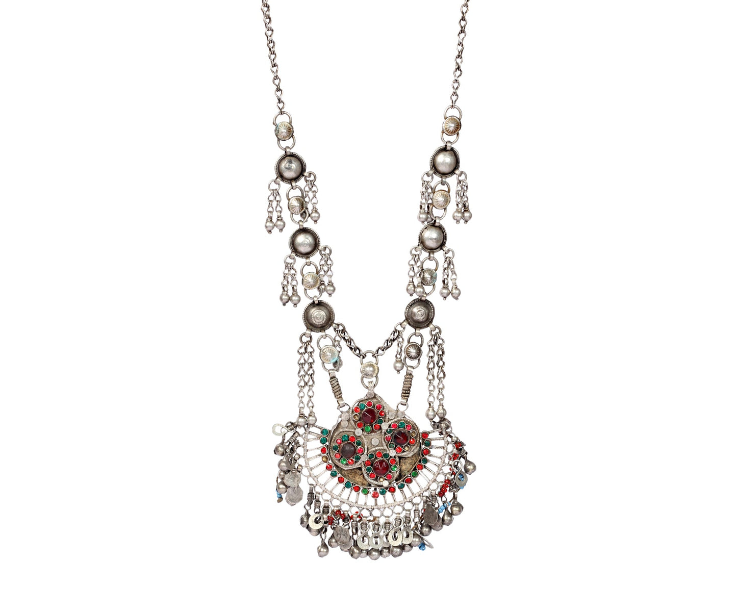 Sangeeta Boochra Silver Necklace-Necklace-Sangeeta Boochra