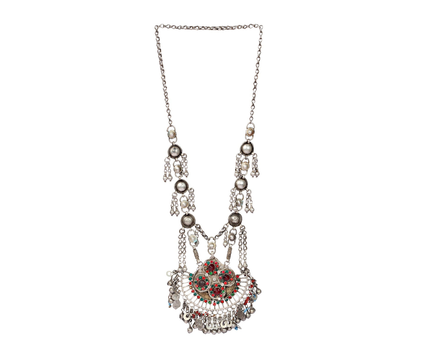 Sangeeta Boochra Silver Necklace-Necklace-Sangeeta Boochra