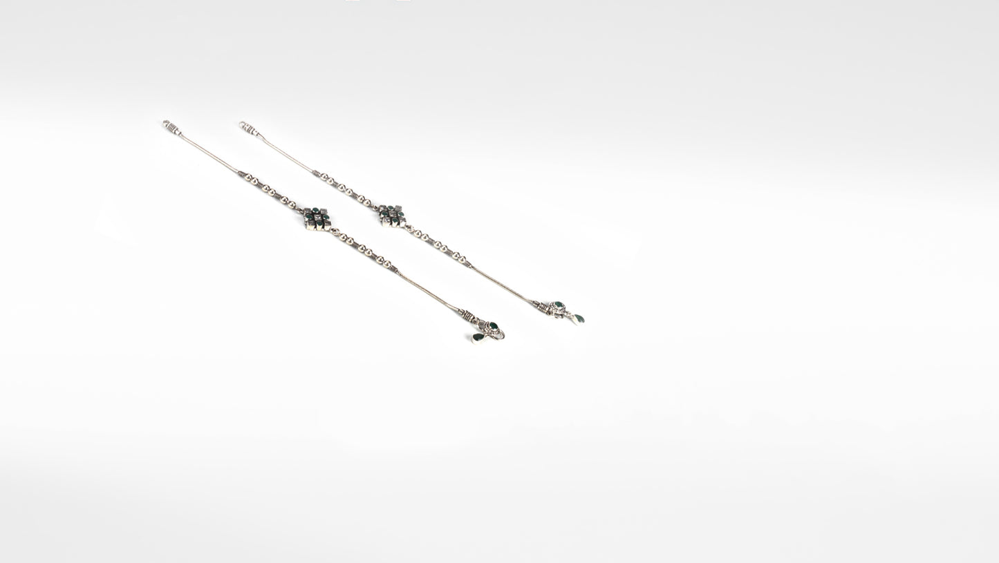 Sangeeta Boochra Silver Anklet