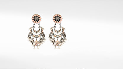 Sangeeta Boochra Silver Earrings