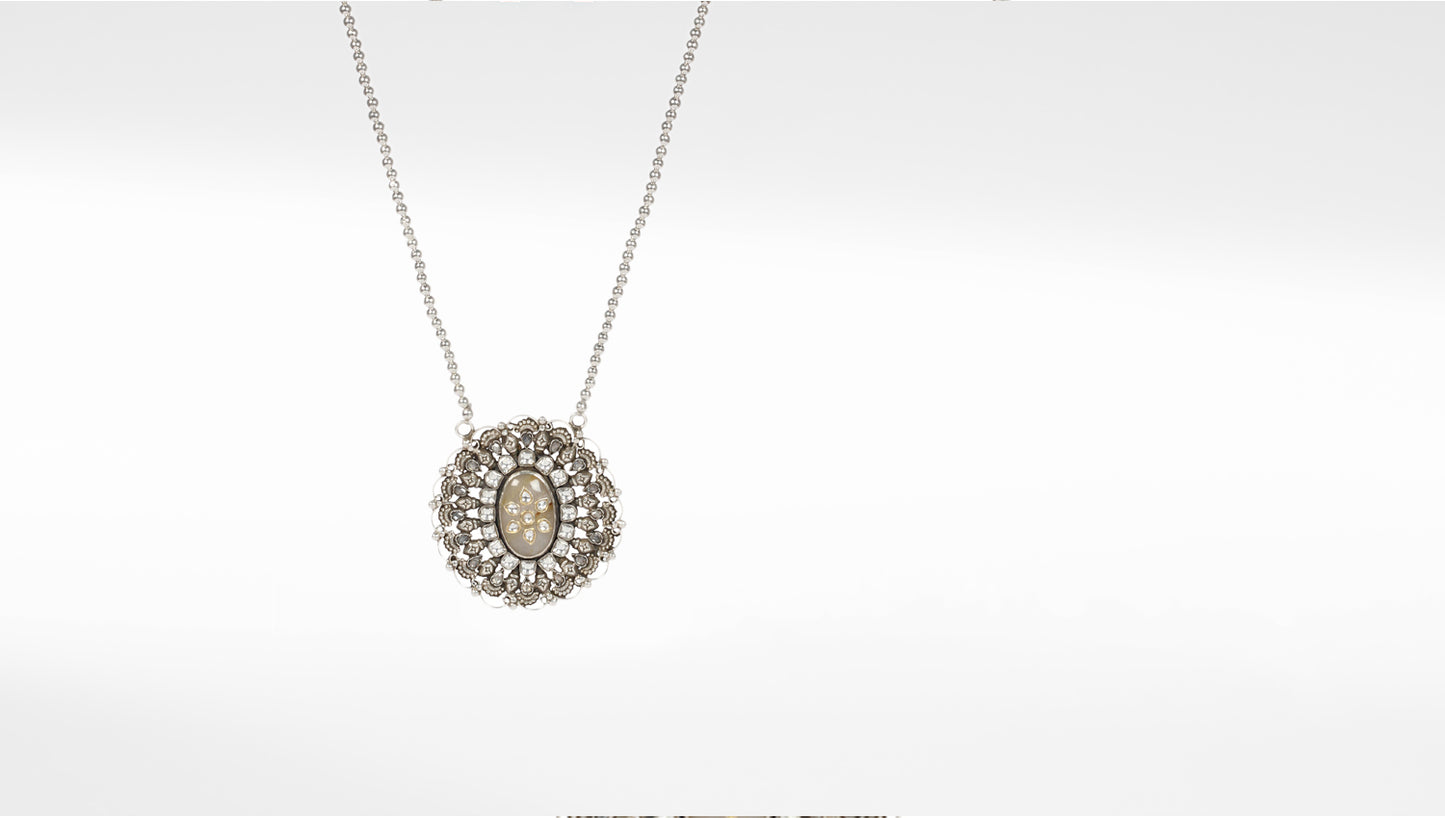 Sangeeta Boochra Silver Pendant