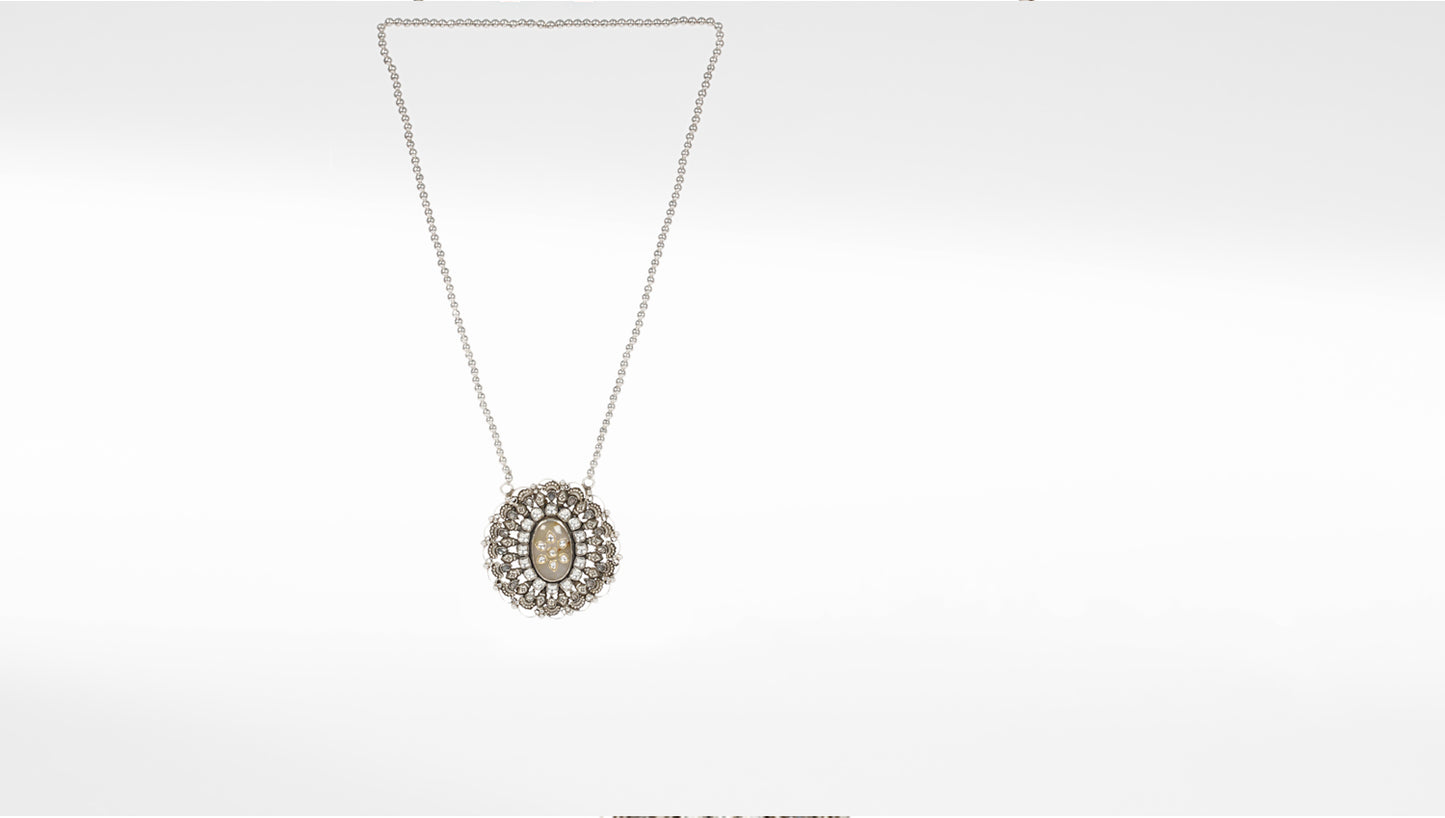 Sangeeta Boochra Silver Pendant