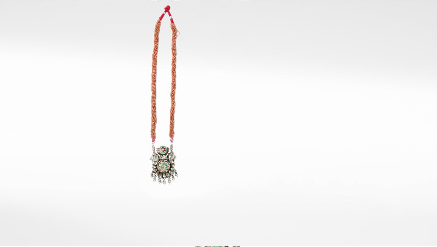 Sangeeta Boochra Silver Necklace