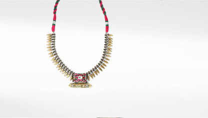 Sangeeta Boochra Silver Necklace