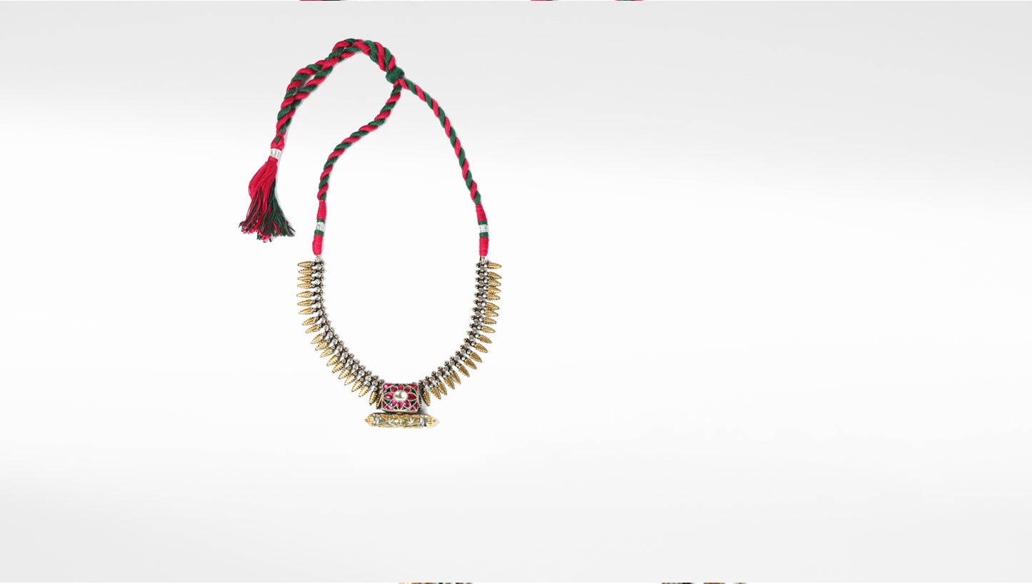 Sangeeta Boochra Silver Necklace