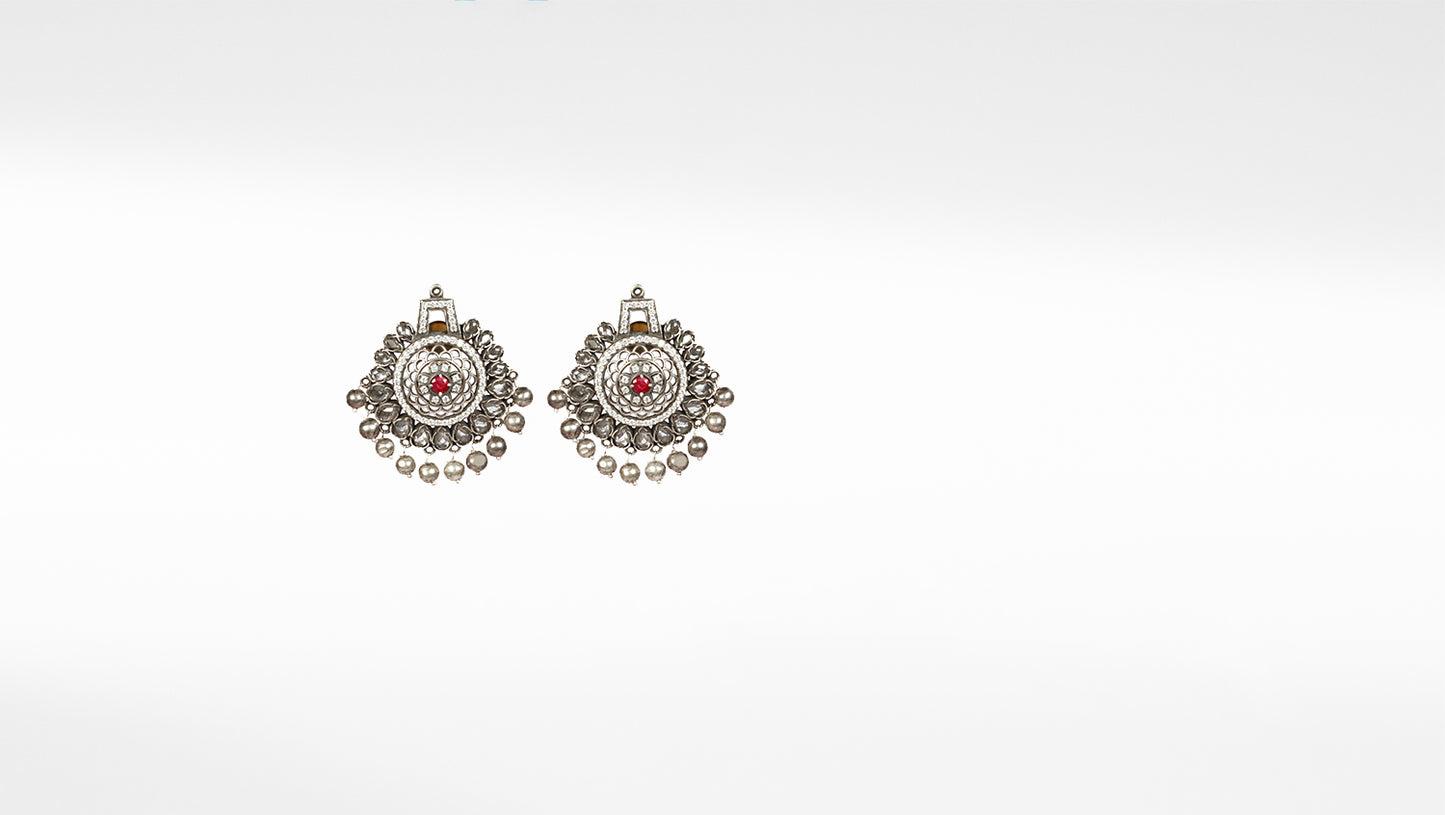 Sangeeta Boochra Silver Earrings