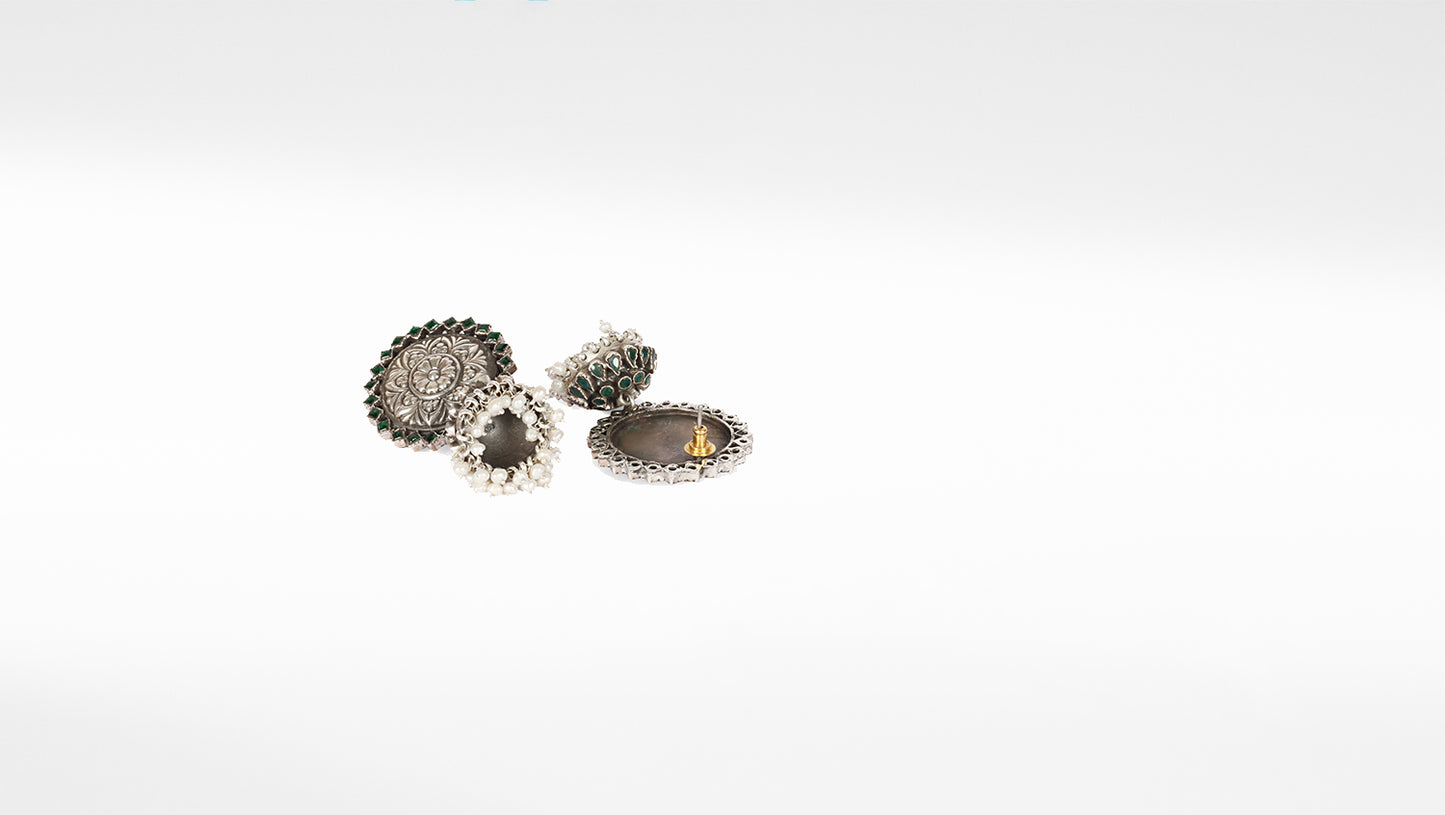 Sangeeta Boochra Silver Earrings