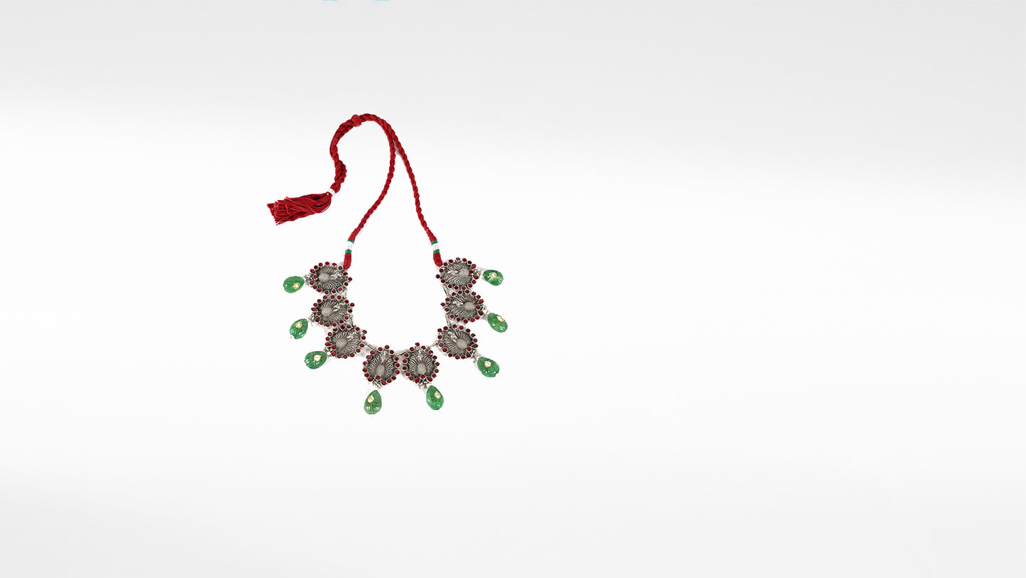 Sangeeta Boochra Silver Necklace