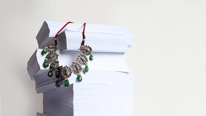 Sangeeta Boochra Silver Necklace