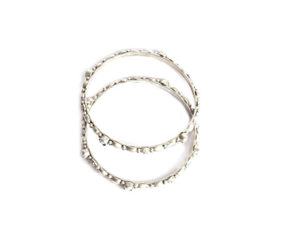 Sangeeta Boochra Silver Bangle-Bangles-Sangeeta Boochra