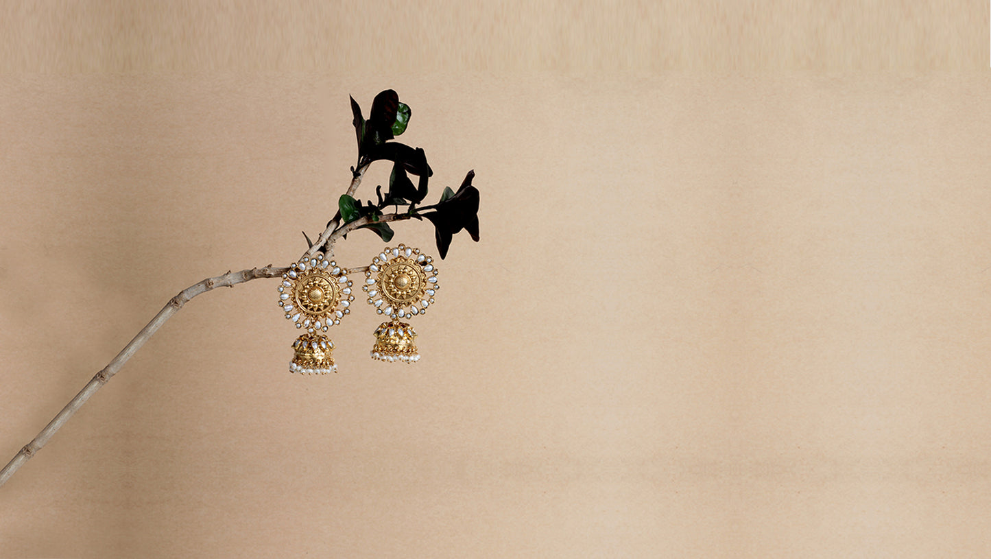 Sangeeta Boochra Silver Earrings