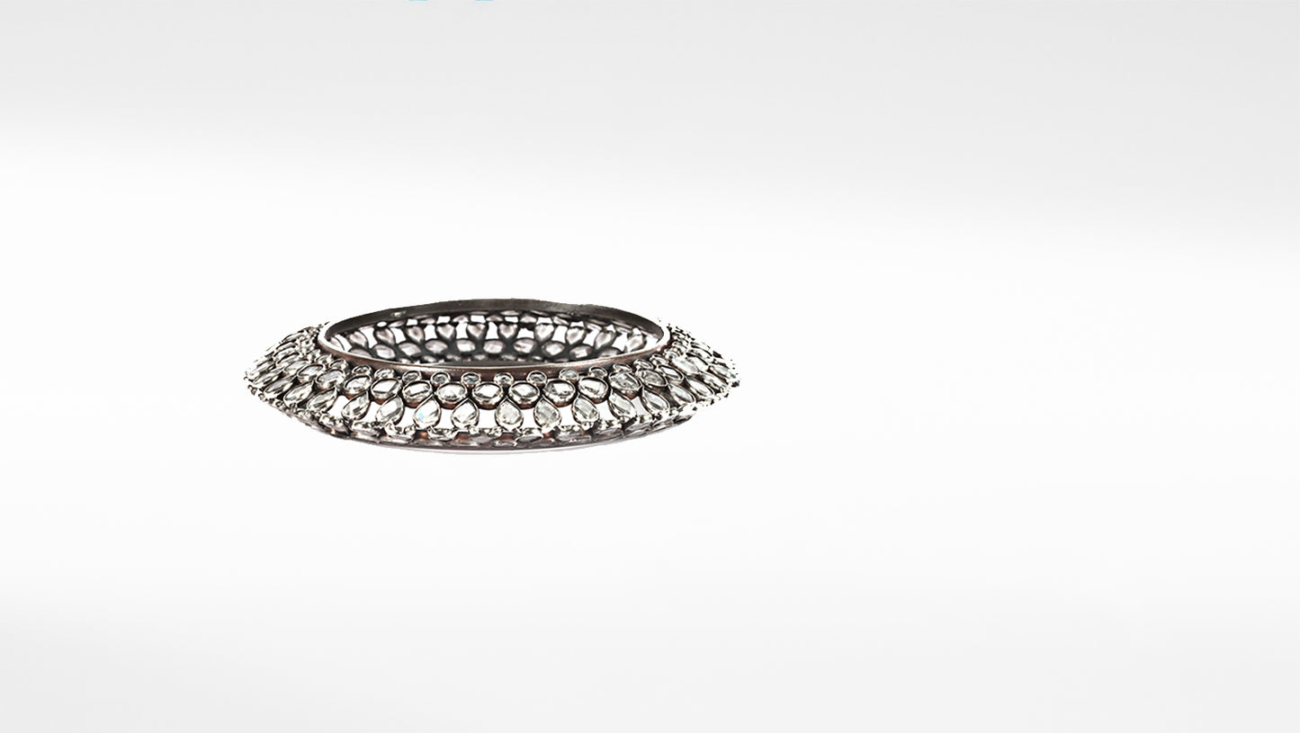 Sangeeta Boochra Silver Bangle