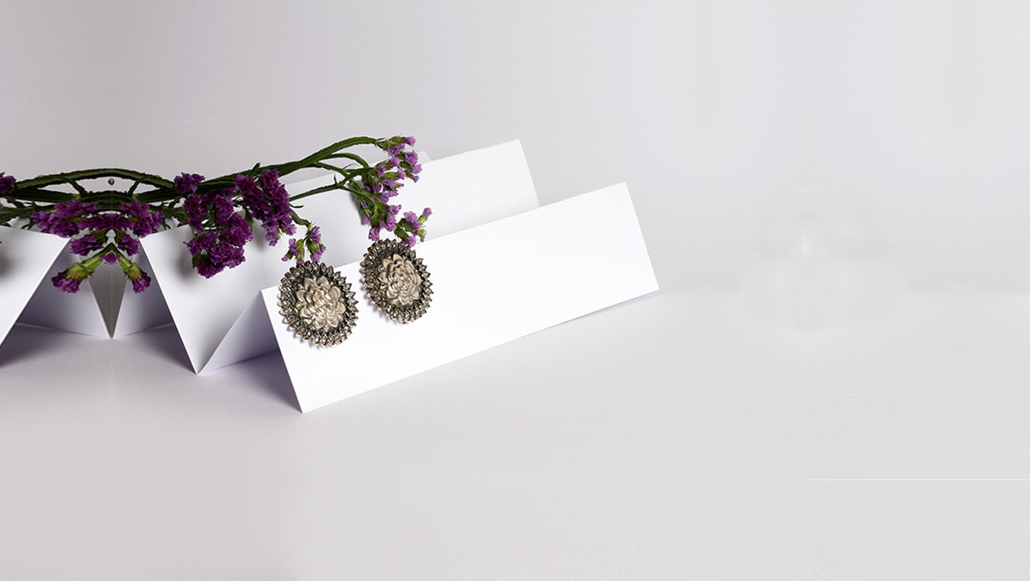 Sangeeta Boochra Silver Earrings