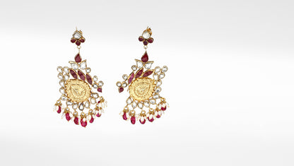 Claudia Gold Plated Silver Earrings