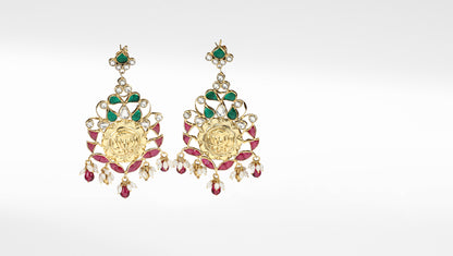 Serena Gold Plated Silver Earrings