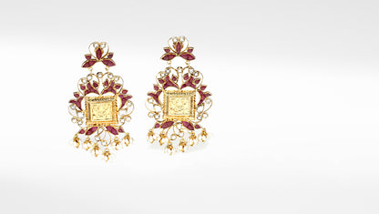 Alessia Gold Plated Silver Earrings