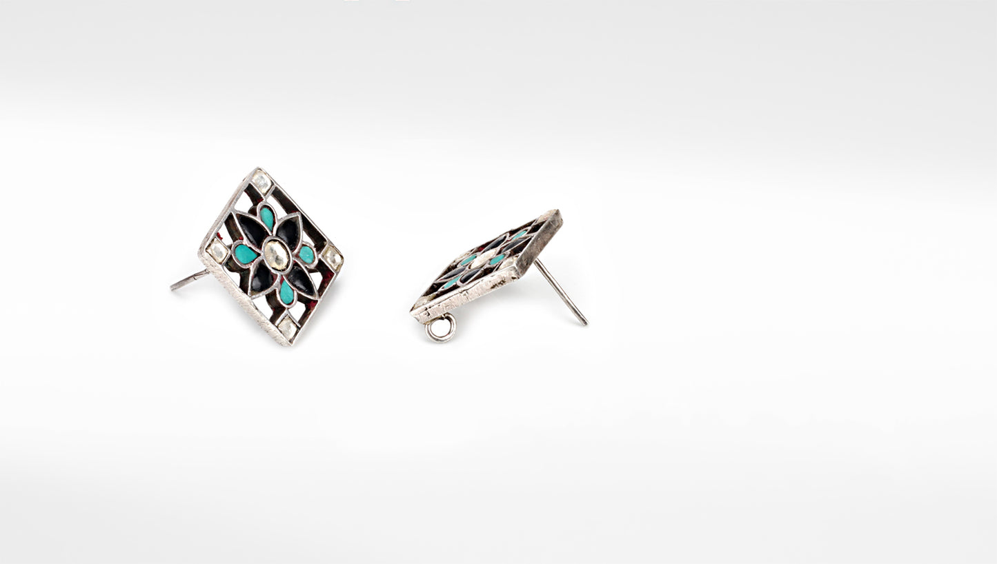 Silver Zoana Stud Earrings