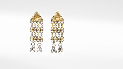 Silver Angela Gold Plated Earrings