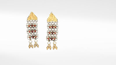 Silver Bianca Gold Plated Earrings