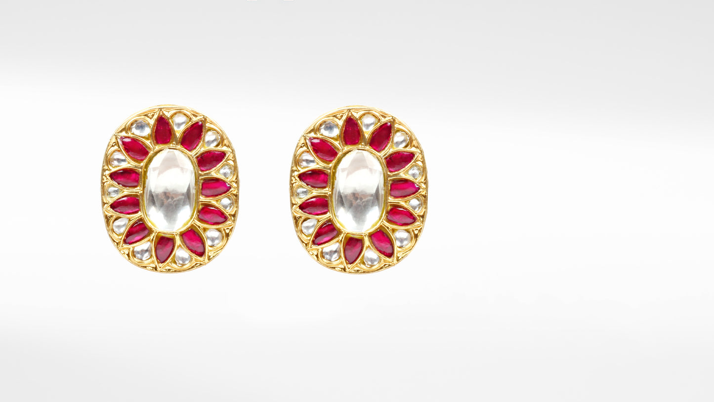 Sangeeta Boochra Gold Plated Earrings