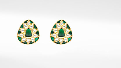 Sangeeta Boochra Gold Plated Earrings