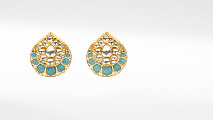 Sangeeta Boochra Gold Plated Earrings