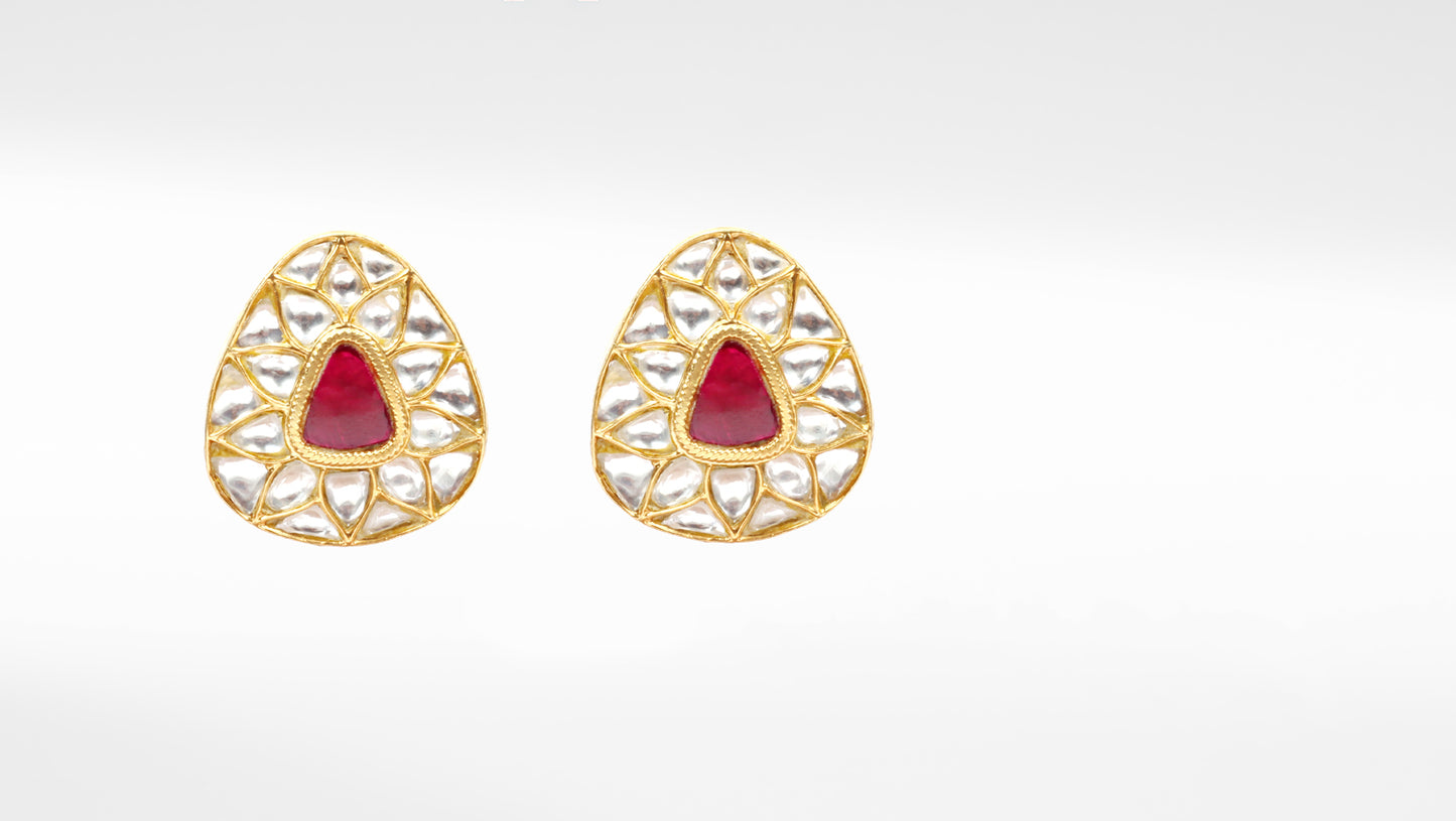 Sangeeta Boochra Gold Plated Earrings