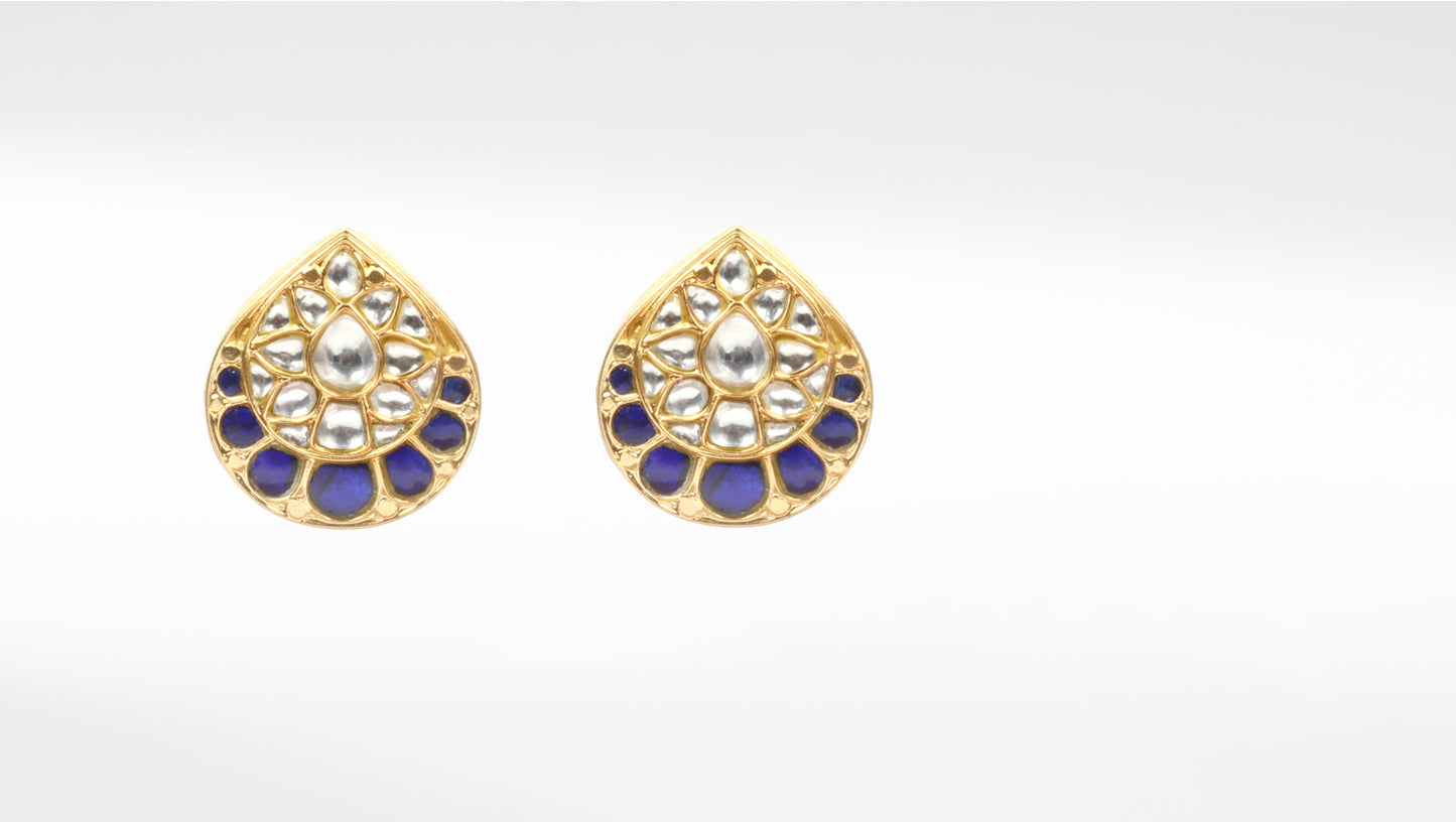 Gold Plated Earring Stud By Sangeeta Boochra