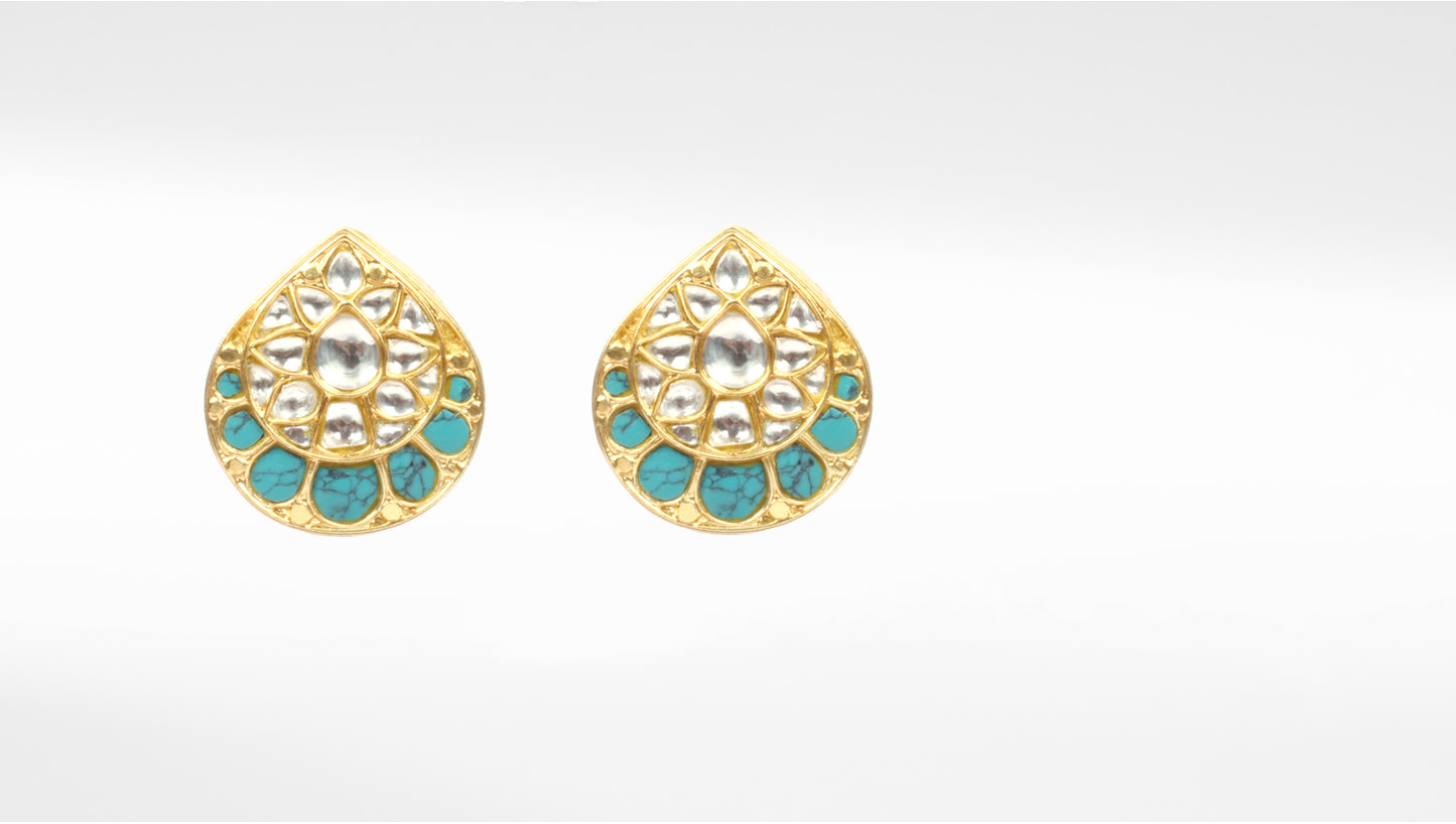 Sangeeta Boochra Gold Plated Earrings