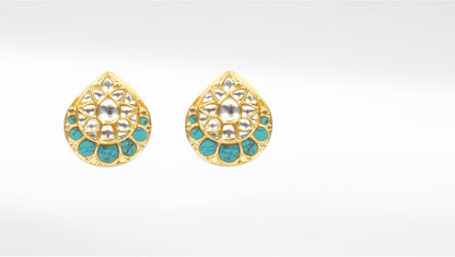 Sangeeta Boochra Gold Plated Earrings