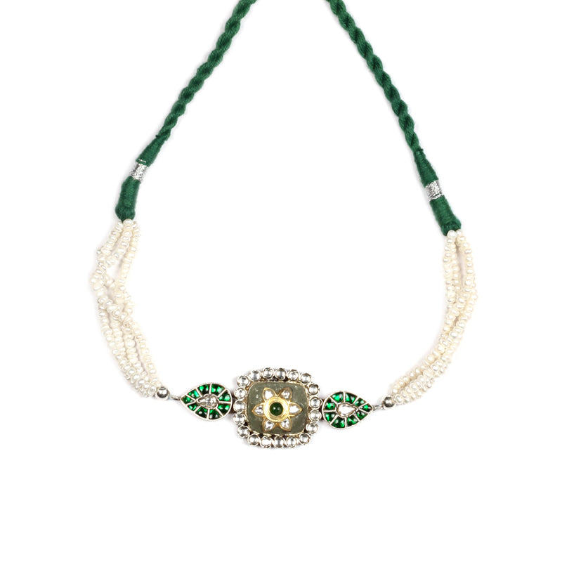 Sangeeta Boochra Silver Choker-Choker-Sangeeta Boochra