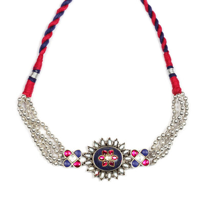 Sangeeta Boochra Silver Choker-Choker-Sangeeta Boochra