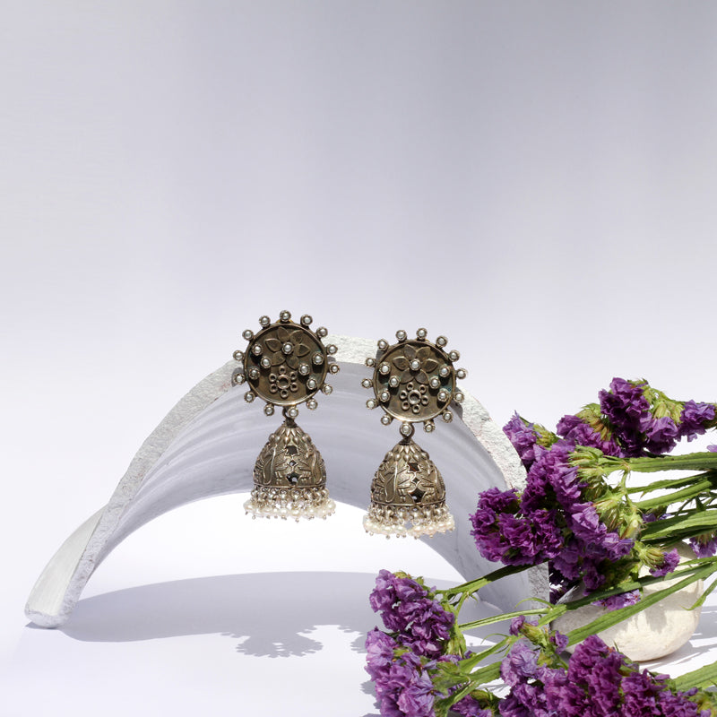 Sangeeta Boochra Silver Earrings-Earrings-Sangeeta Boochra