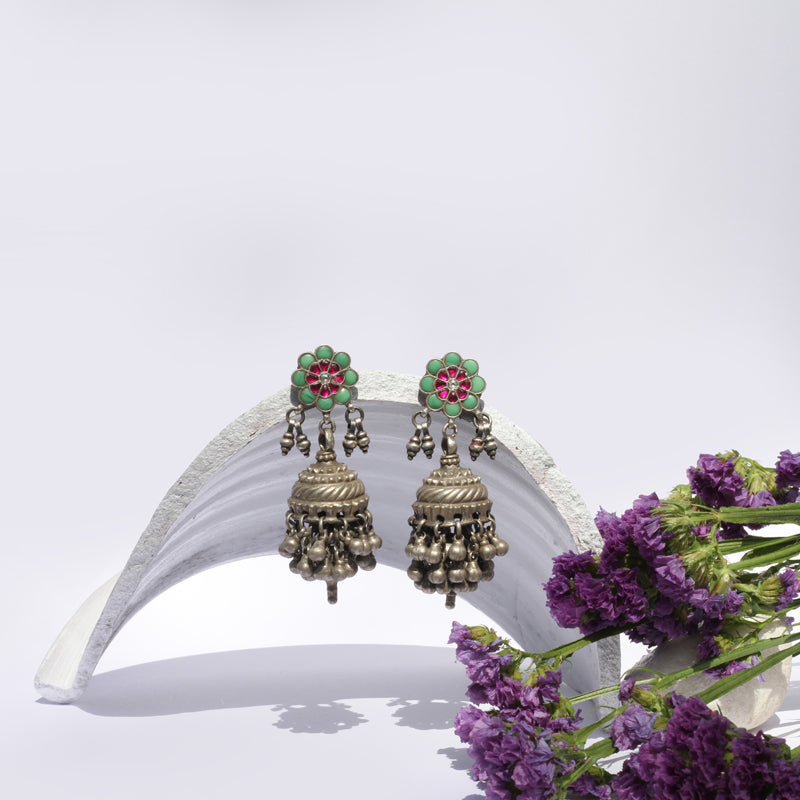 Sangeeta Boochra Silver Earrings-Earrings-Sangeeta Boochra