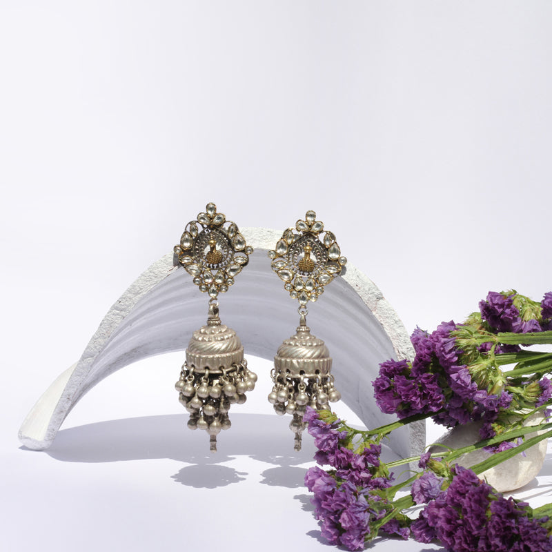 Sangeeta Boochra Silver Earrings-Earrings-Sangeeta Boochra