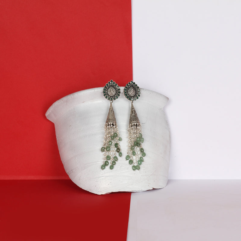 Sangeeta Boochra Silver Earrings-Earrings-Sangeeta Boochra