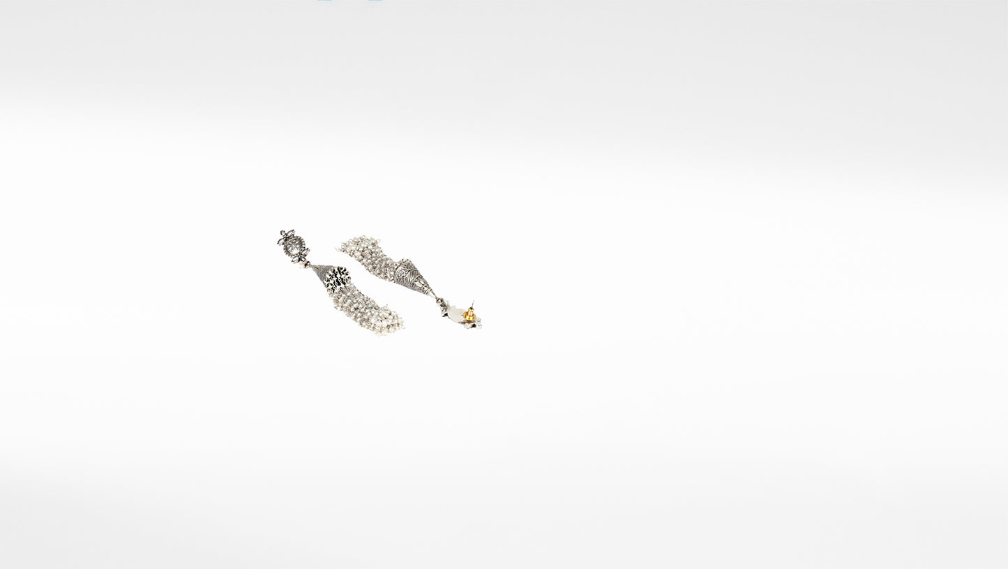 Sangeeta Boochra Silver Earrings