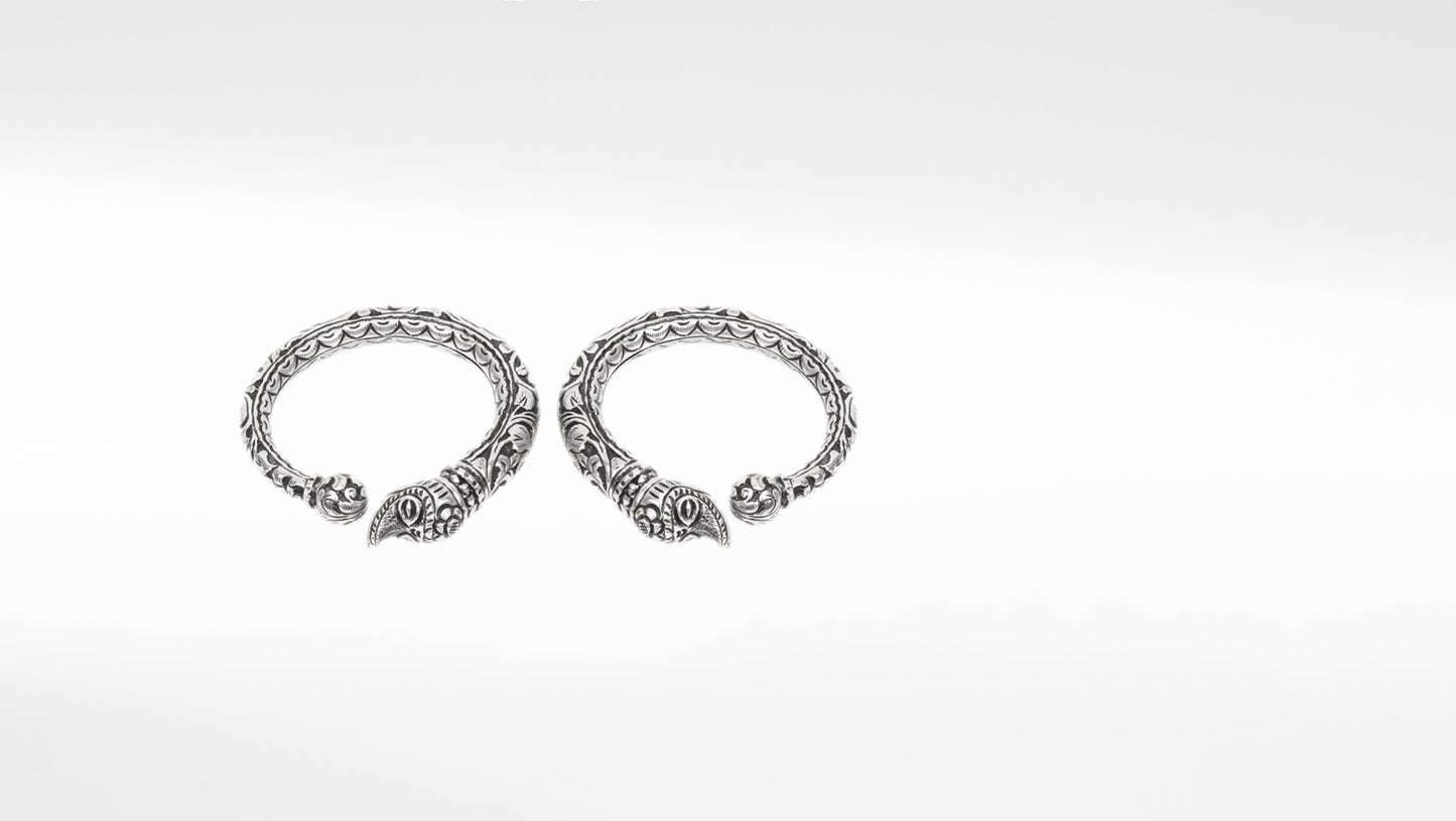 Sangeeta Boochra Tribal Silver Bracelets