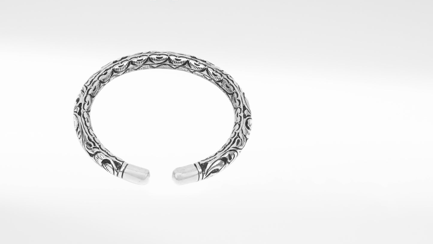 Sangeeta Boochra Tribal Silver Bracelet