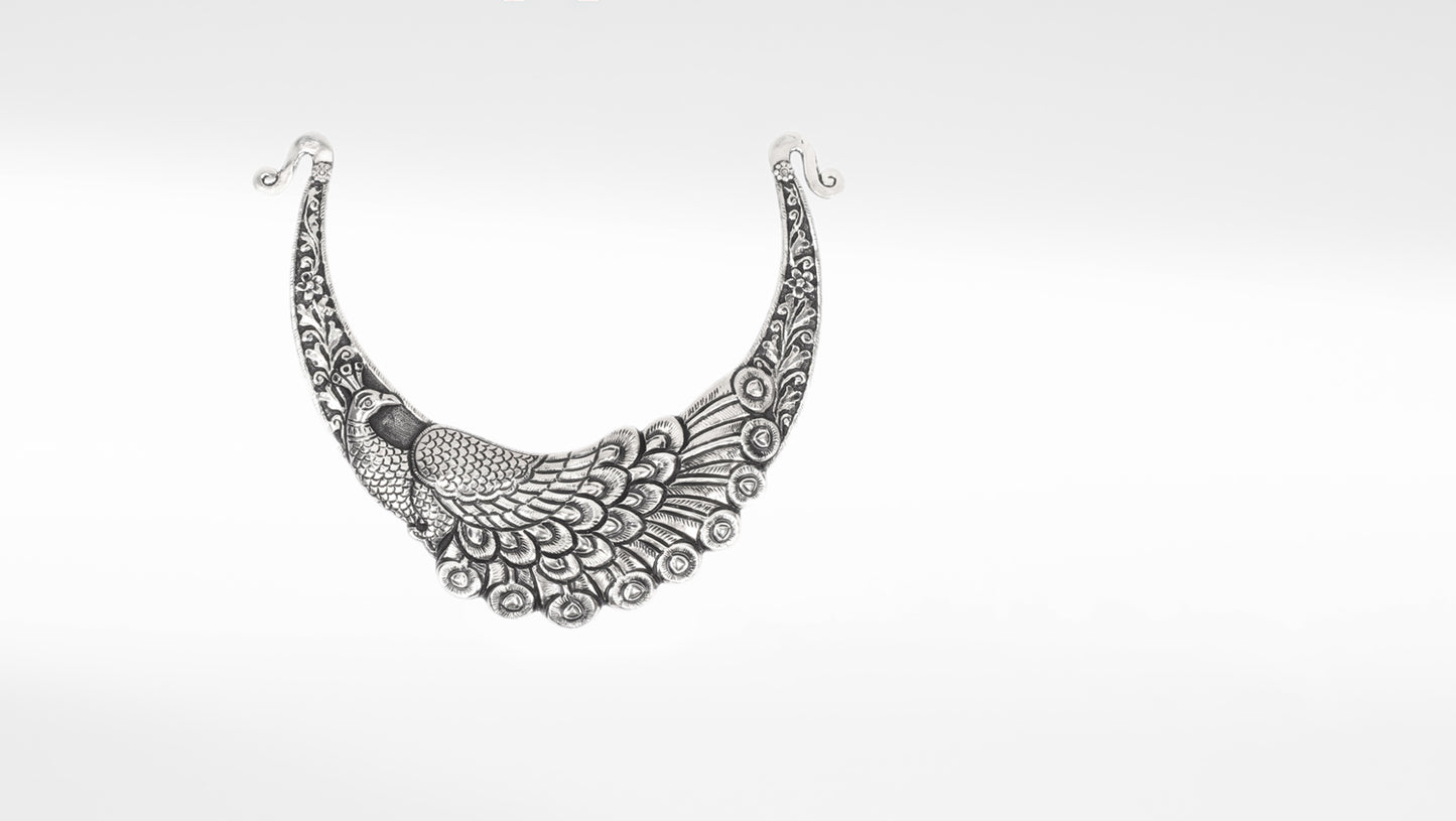 Sangeeta Boochra Tribal Silver Necklace